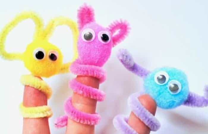 marionetas de dedo con limpiapipas marionetas de dedo con limpiapipas