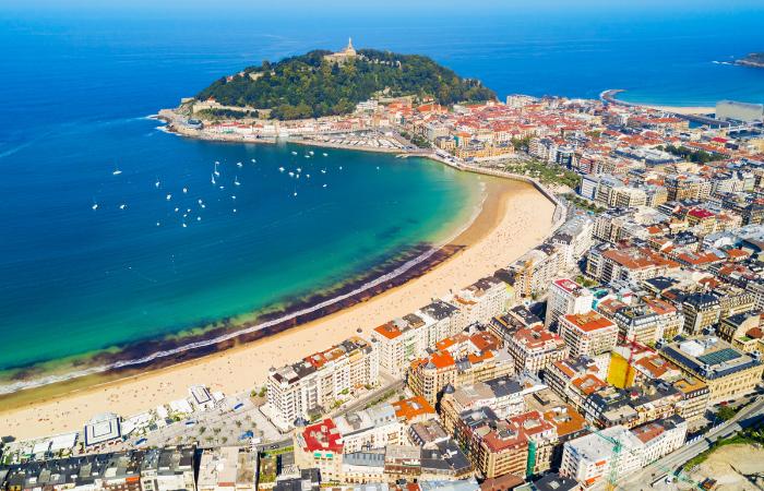 playa Guipúzcoa, en San Sebastián San Sebastián playa Gipuzkoa Guipúzcoa