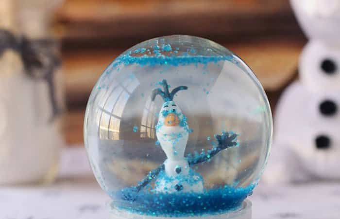 Manualidades de Frozen bola de nieve Manualidades de Frozen bola de nieve