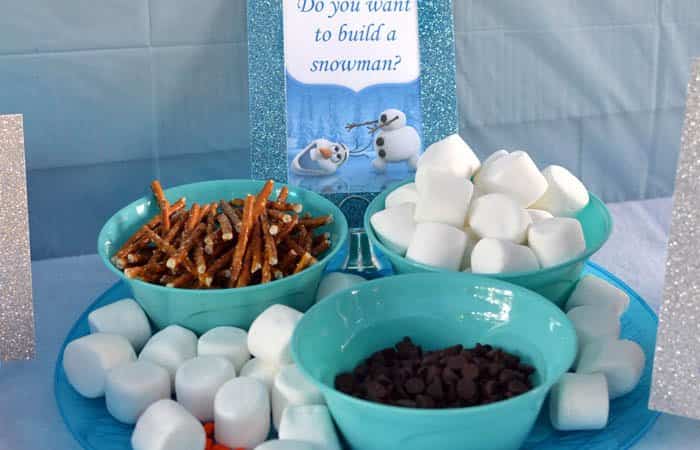 snack para fiesta de Frozen snack para fiesta de Frozen