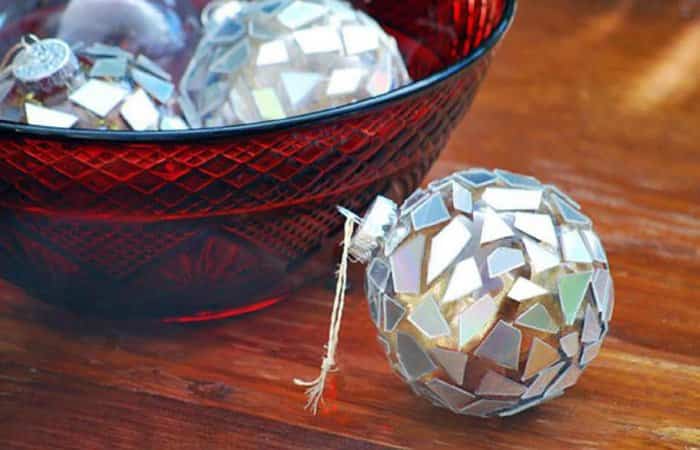 adornos de Navidad con material reciclado para bolas adornos de Navidad con material reciclado para bolas