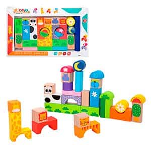 Juego de bloques de madera