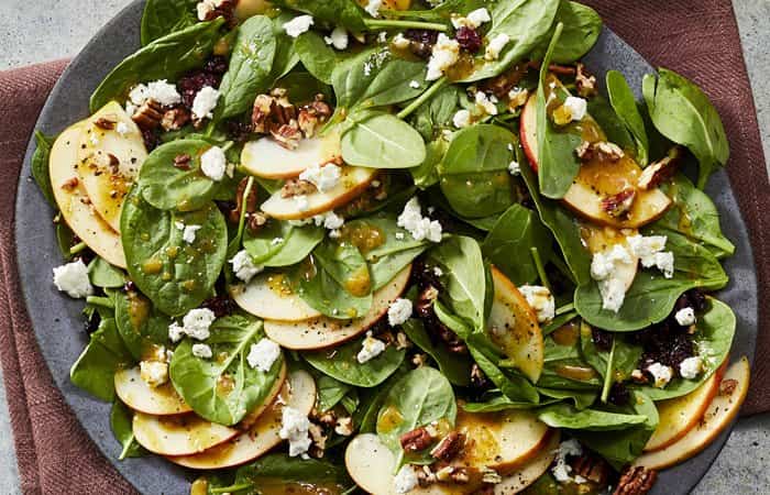 Ensaladas especiales para Navidad con espinacas Ensaladas especiales para Navidad con espinacas