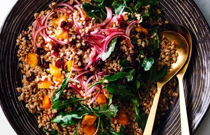 Ensaladas especiales para Navidad con farro Ensaladas especiales para Navidad con farro