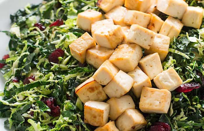 Ensaladas especiales para Navidad con tofu Ensaladas especiales para Navidad con tofu