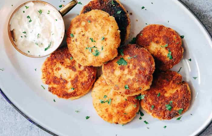 platos hechos con sobras de puré