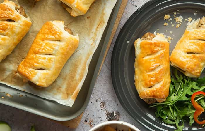 recetas con hojaldre con salchicha