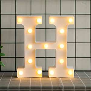 Letras luminosas decorativas