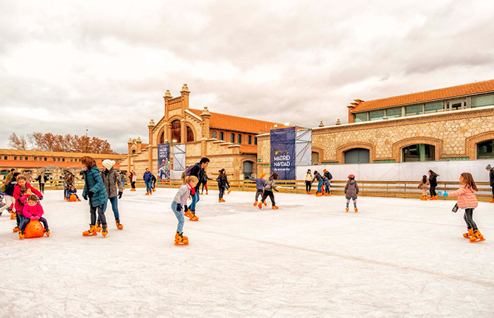 Pista de hielo en Matadero Madrid