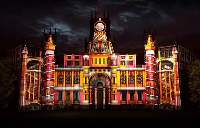 Videomapping Un sueño de Navidad