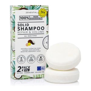 productos sostenibles de higiene personal: champú sólido