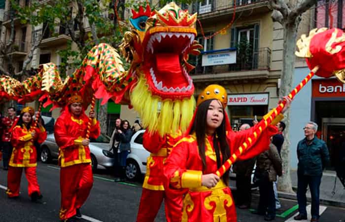 Año Nuevo Chino en Barcelona