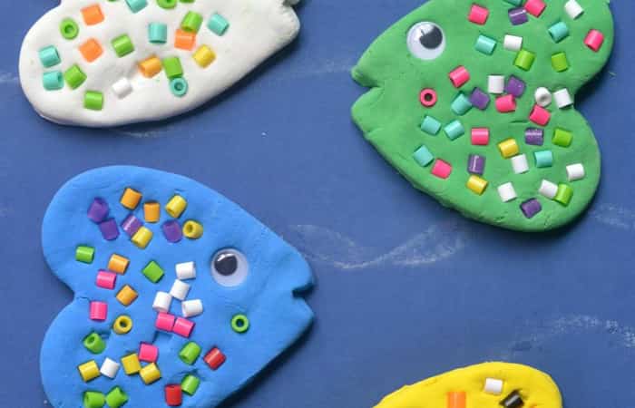 Manualidades de cerámica: pez Manualidades de cerámica fáciles para que hagan los niños