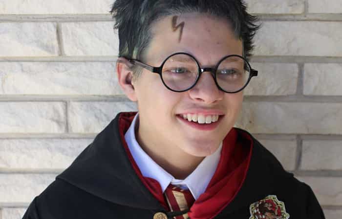 corbata casera de Harry Potter para disfraz corbata casera para disfraz de Harry Potter