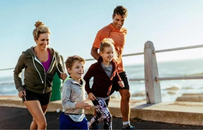 deporte en familia