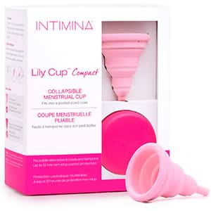Copa menstrual plegable