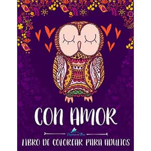 Con amor: Libro de colorear para adultos