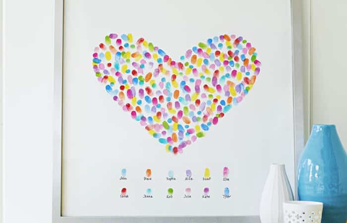 Manualidades para el día de la familia con corazones Manualidades para el día de la familia con corazones