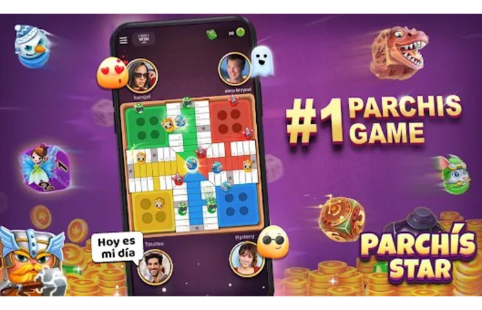 parchís star: pantalla de móvil