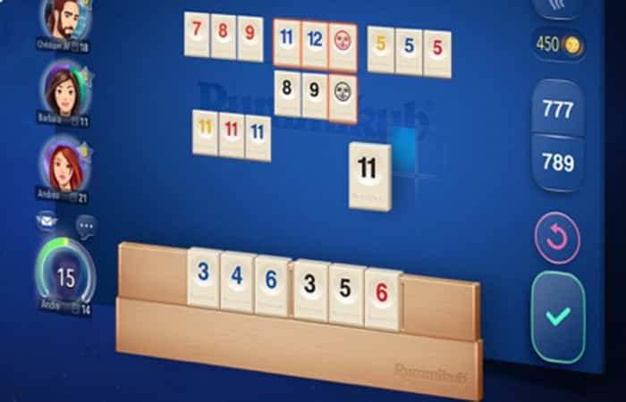 pantalla de la App Rummikub
