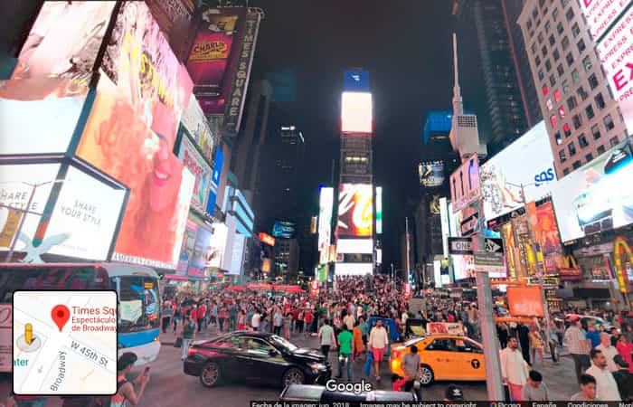 Monumentos del mundo desde casa: Times Square Monumentos del mundo desde casa