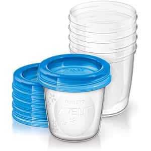 Recipientes para leche materna