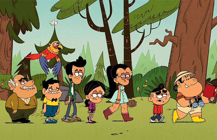 Fotograma de la serie de animación Los Casagrande Series para ver con mamá: Los Casagrande