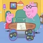 juegos online para niños: Tres en raya de Peppa Pig