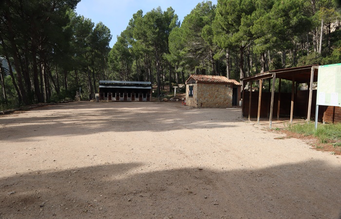 Instalaciones del área recreativa de Montmell, Tarragona Área recreativa de Montmell, en Tarragona