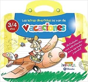 Las letras divertidas se van de vacaciones 3-4 años, Bruño