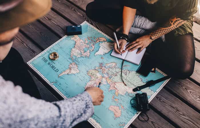 Mapa del mundo Travelcar