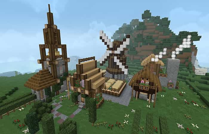 Minecraft-Edificios Edificios disponibles en Minecraft