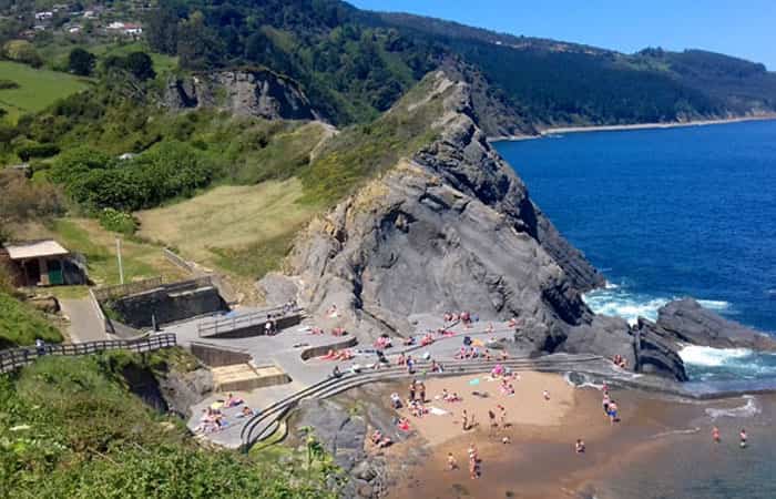 Playa-Bermeo Hacer snorkel en España