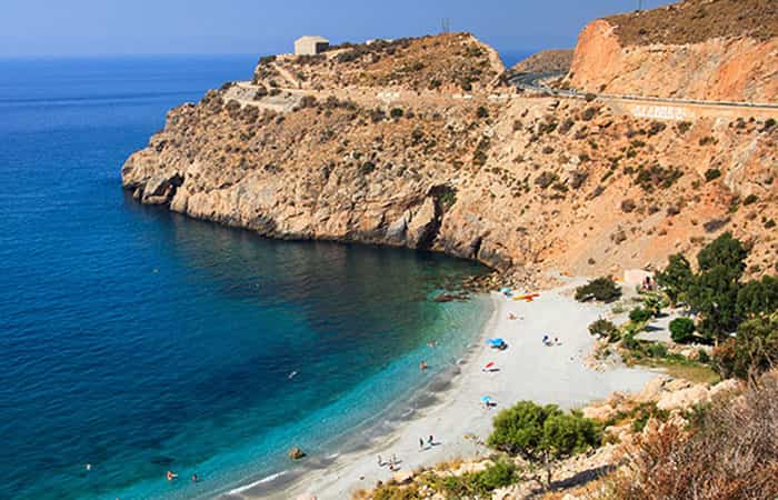 Playa-de-la-Rijana,-Motril Hacer snorkel en España
