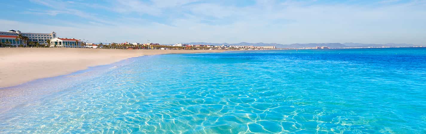 Playa Malvarrosa en Valencia