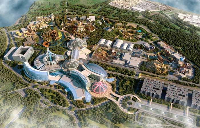THE LONDON RESORT Vista aérea del proyecto de The London Resort, Londres | Fuente: The London Resort