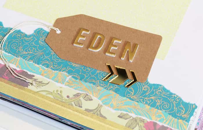 Baby book con papeles de colores Baby book con papeles de colores