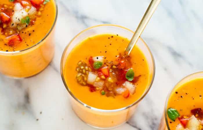 hacer gazpacho en vaso hacer gazpacho en vaso