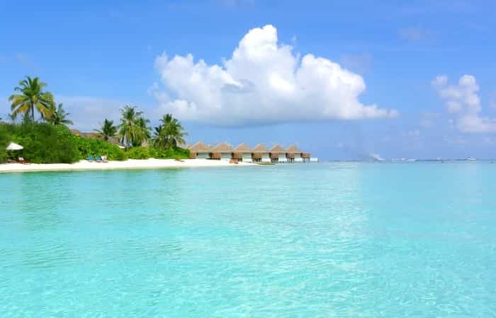 Entorno de las Maldivas islas paradisíacas