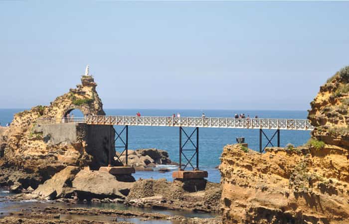 Le Rocher de la Vierge, Biarritz Biarritz