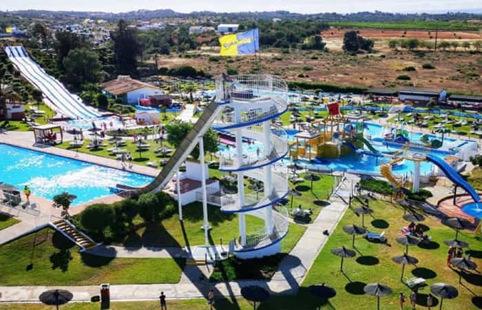 vista aérea de Aqualand Big One, Alcantarilha (Faro) Aqualand Big One, Alcantarilha (Faro)