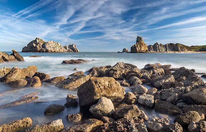 Costa Quebrada Parque Geológico en Soto de la Marina, Cantabria