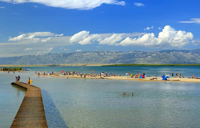 Playa de la Reina, Nin playas de croacia
