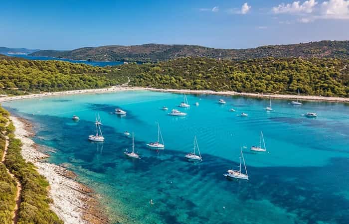 Playa de Sakarun, Isla de Dugi Otok playas de croacia