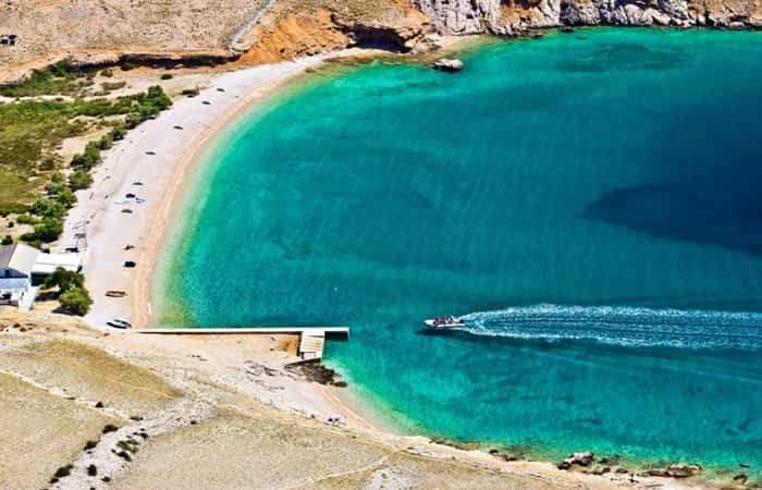 Playa de Vela, Isla de Krk playas de croacia