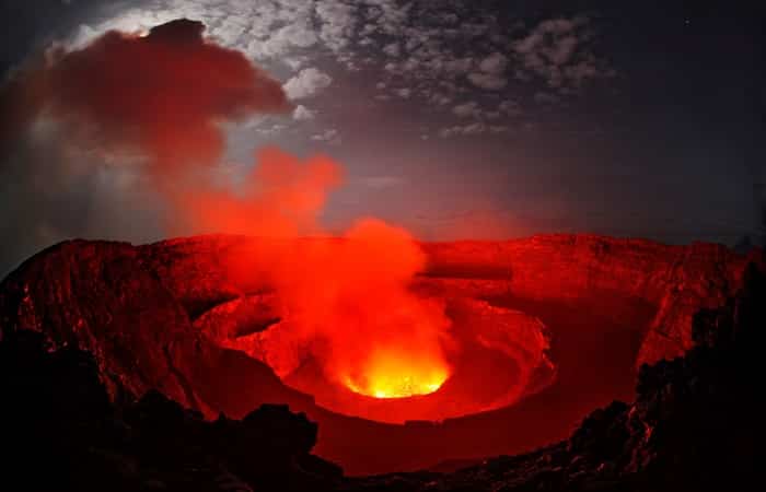 Volcán Nyiragongo, República Democrática del Congo volcanes