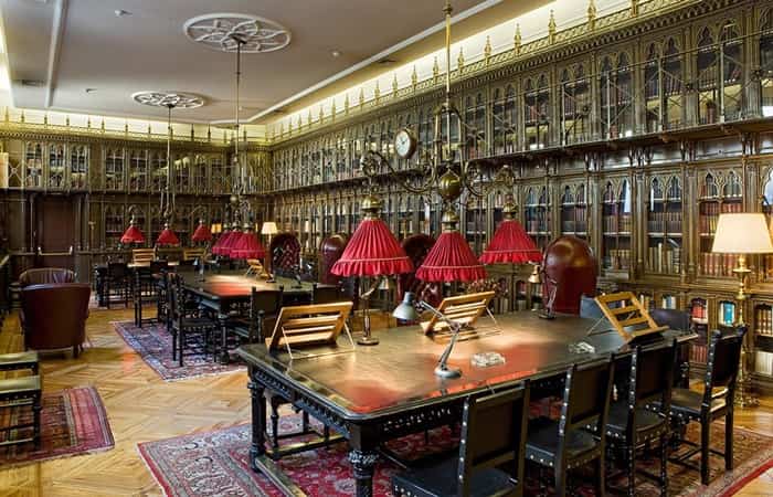 Sala de lectura del Senado, Madrid biblioteca del Senado, Madrid