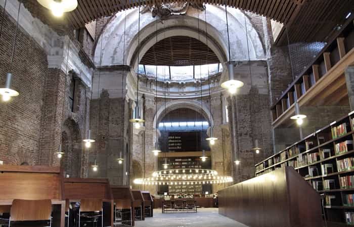 Biblioteca de las Escuelas Pías, Madrid bibliotecas más bonitas de madrid
