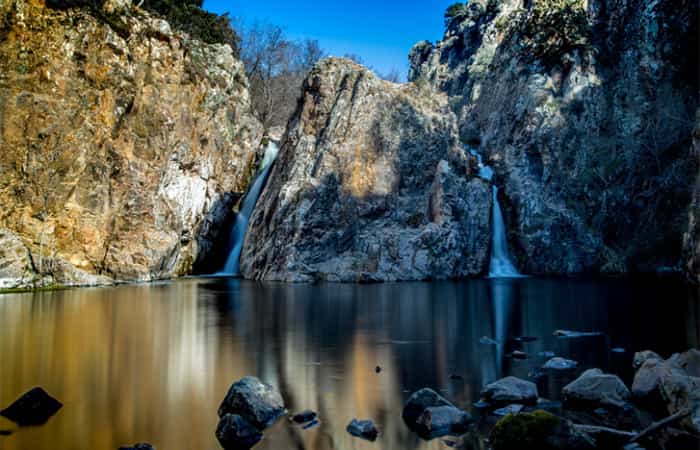 Cascada del Hervidero en San Agustín del Guadalix, Madrid