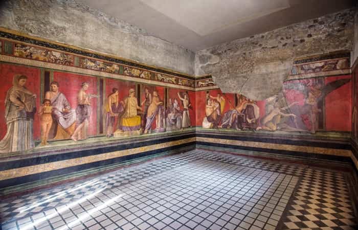 Villa de los Misterios, Pompeya pompeya
